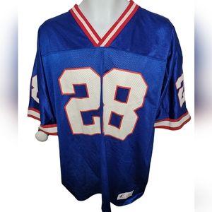 Vintage New York Giants #28 Tyrone Wheatley Football Jersey Adult XL